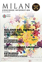 Milan Concierge information | April May 2018 | Alighiero Boetti